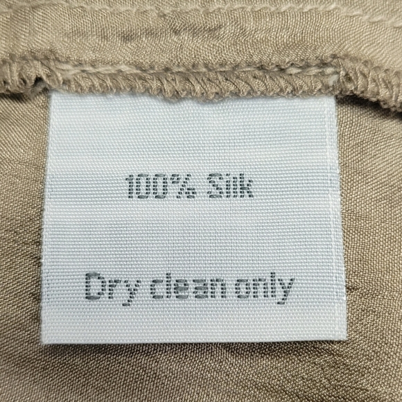 Bianco Levrin 100% Silk Beige Tunic - Picture 7 of 8